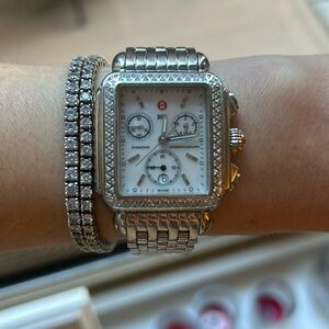 Michelle deco diamond watch